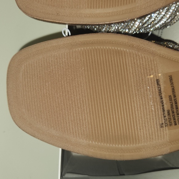 Women's Felicia Rhinestone Slide Sandals - A New Day - Picture 5 of 8